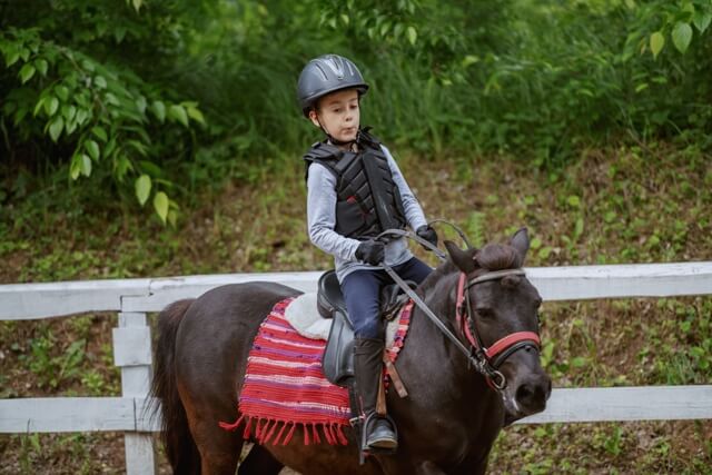 kids riding helmets